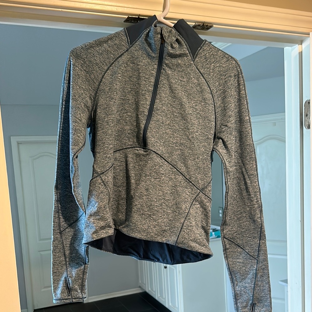 Blue Heather Lululemon Quarter Zip